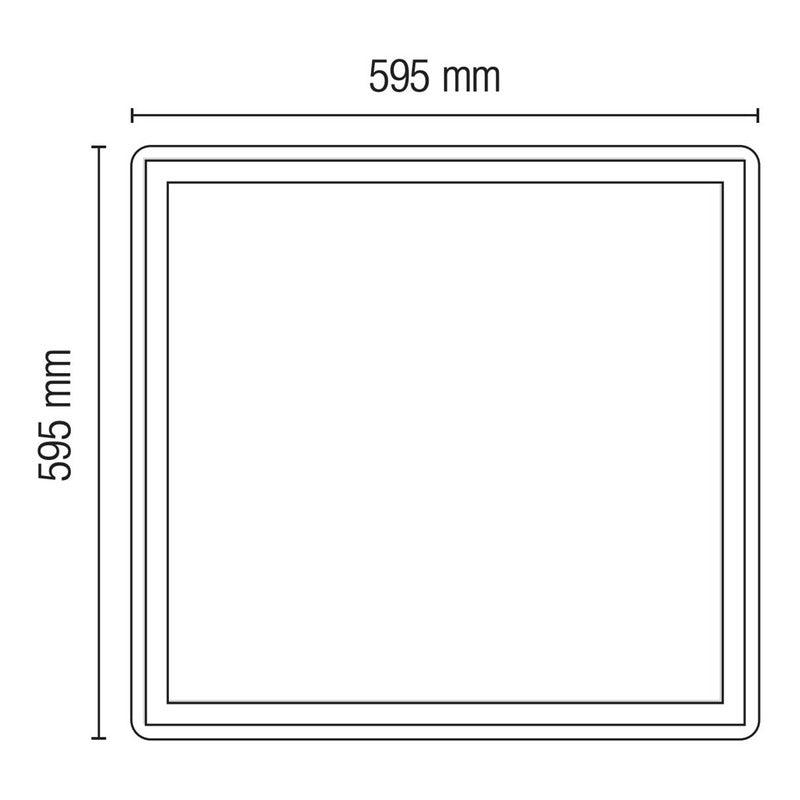 Lámpara Led | OFILED-C | 45W | Luz Fría | Blanco | Empotrable Plafón - LuzDeco