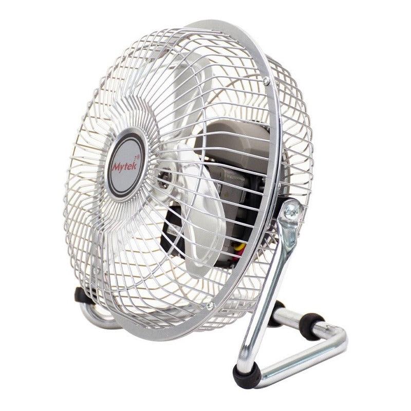 Mytek 3181 Ventilador de Mesa y Escritorio de 6 Pulgadas Interruptor de Botón - LuzDeco