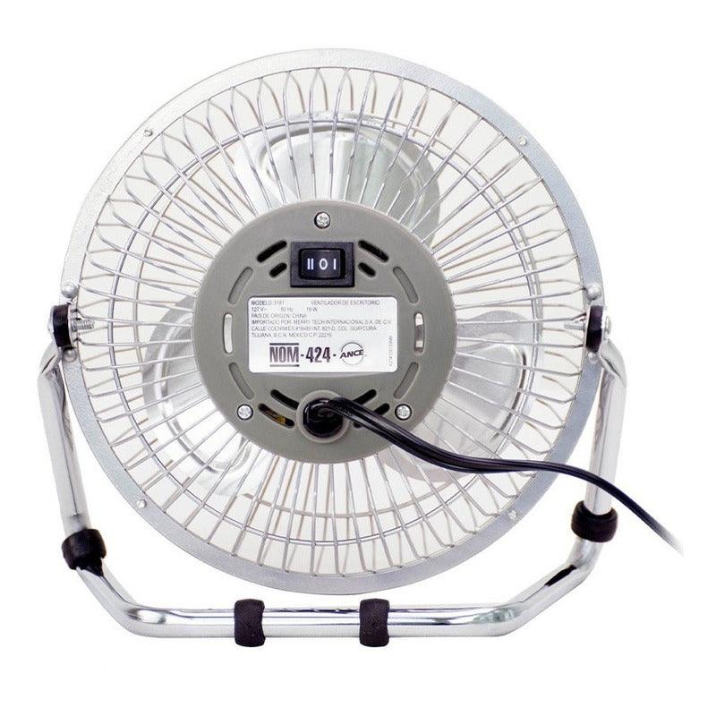 Mytek 3181 Ventilador de Mesa y Escritorio de 6 Pulgadas Interruptor de Botón - LuzDeco