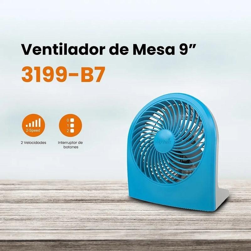 Mytek 3199 Ventilador de Mesa y Escritorio de 9 Pulgadas en 6 colores - LuzDeco