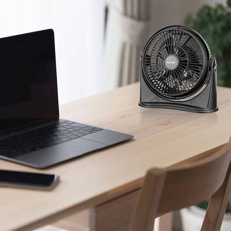 Mytek 3354 Ventilador de Piso y Mesa de 8 Pulgadas, en 2 Colores - LuzDeco