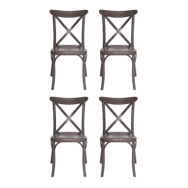 Offiho, silla eqqus ohv117, Silla de comedor, Silla Vintage, silla de comedor para exterior, silla de comedor para interior, Muebles de interior, Mobiliario de terraza, Sillas para terraza, Resistente a los rayos UV, Muebles resistentes a los rayos UV, Muebles de exterior, Silla para eventos