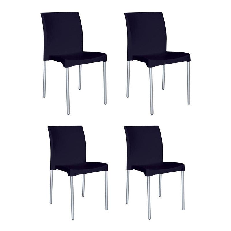 Offiho, Silla Ocean ohv61, silla para comedor, silla para exterior, sillas a mayoreo, silla de plastico, silla para interior, mobiliario de exterior, mobiliario a mayoreo, sillas con proteccion uv, sillas resistentes al sol, muebles para exterior