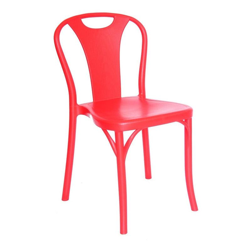 Offiho, silla bistrot ohv119, Silla de comedor, Silla Vintage, silla de comedor para exterior, silla de comedor para interior, Muebles de interior, Mobiliario de terraza, Sillas para terraza, Resistente a los rayos UV, Muebles resistentes a los rayos UV, Muebles de exterior, Silla para eventos