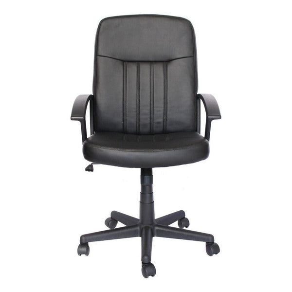 Offiho Silla de Oficina Ergonómica Reclinable Tipo Piel con Altura Ajustable, Modelo EcoGerencial - LuzDeco