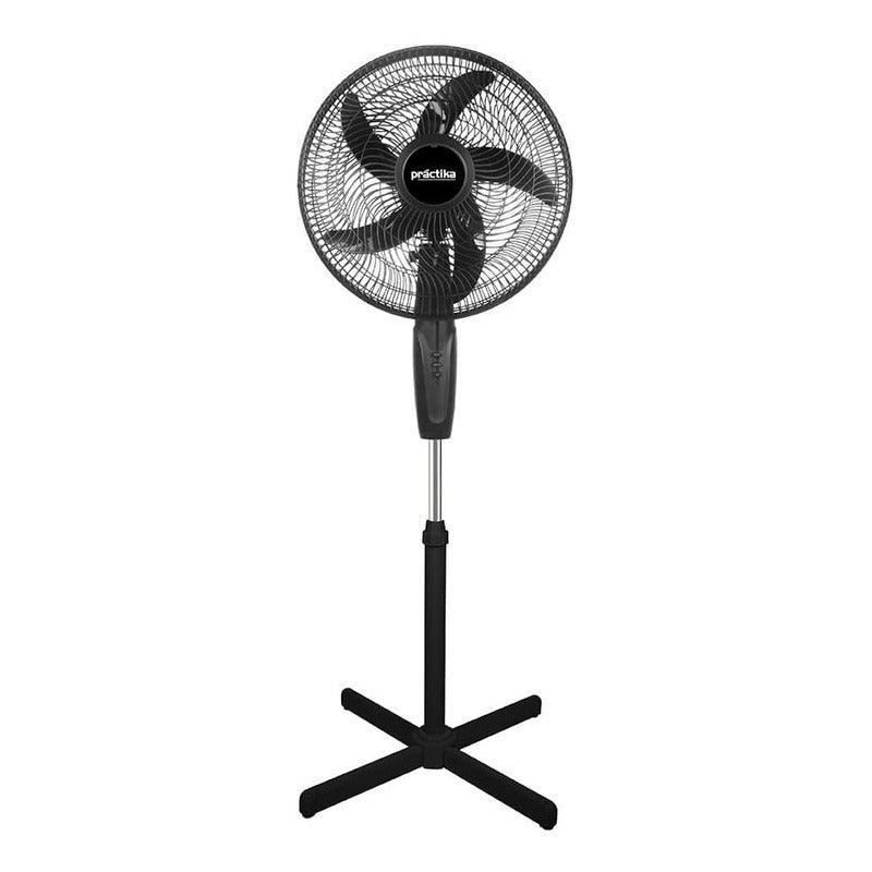 Taurus Practika Ventilador de Pedestal 16 Pulgadas Silencioso Oscilatorio Color Negro, Modelo M94407100 - LuzDeco