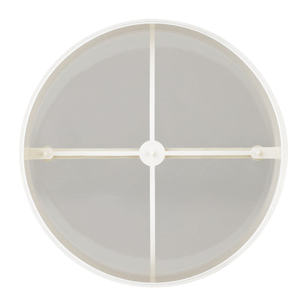 Estevez Válvula Final Anti-retorno Transparente 6" - Modelo 008-6 - Ventilación Eficaz - Luzdeco