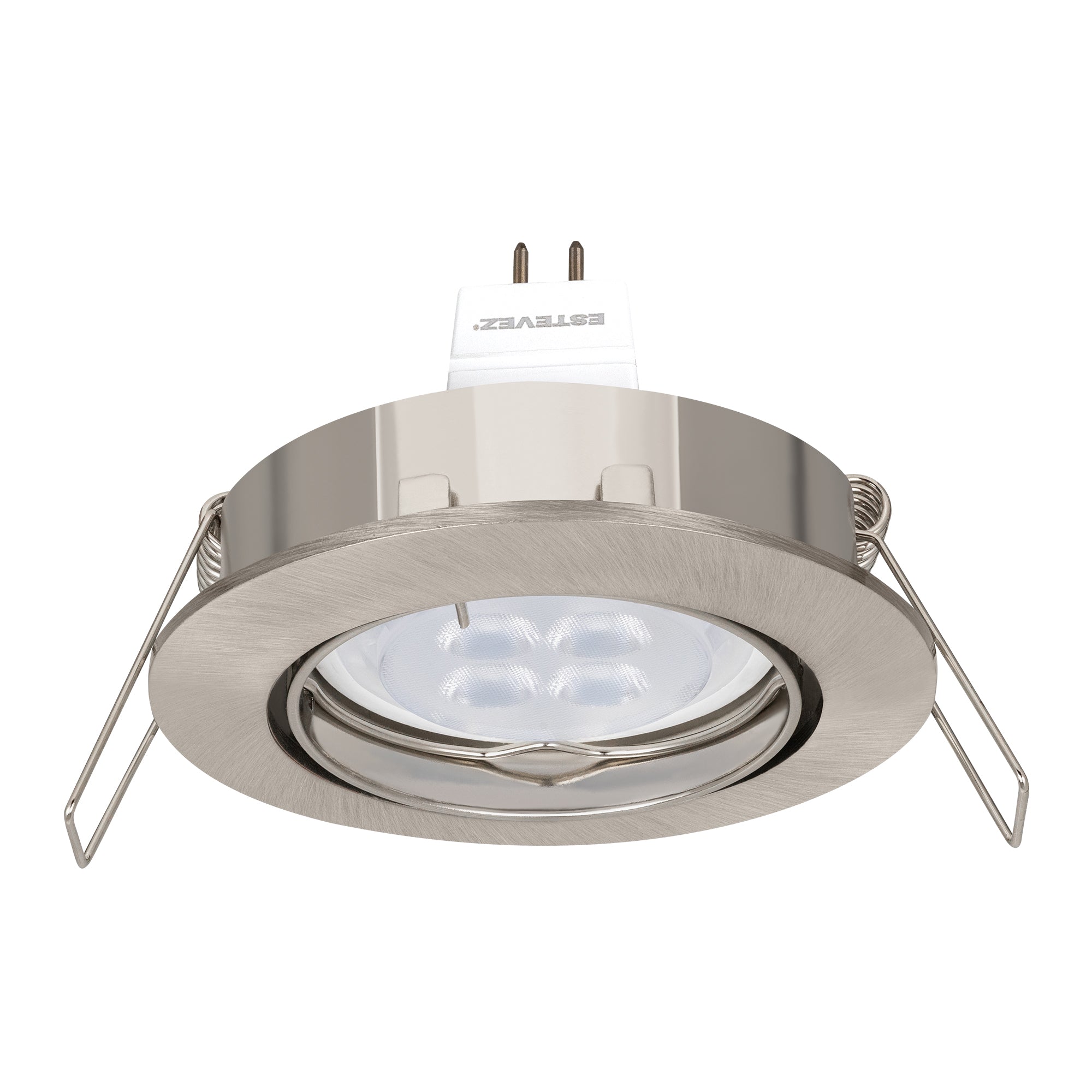 Estevez Lámpara Empotrable Basic Orientable, Mr16 Gu5.3, Modelo 19002-0-NB