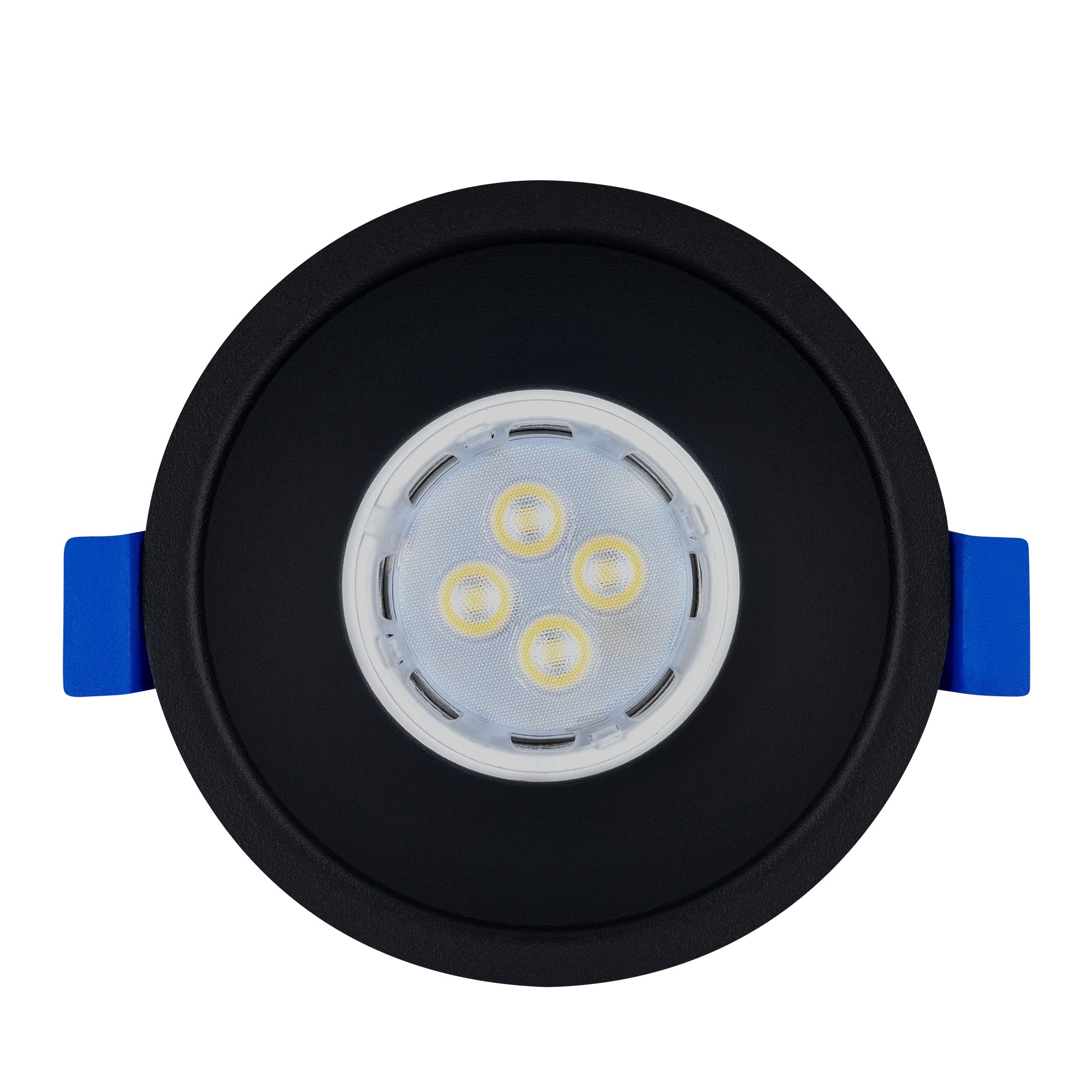 Estevez Luminaria Empotrable Domus Fija Negra GU10 GX5.3 Ø90 mm, Modelo 19117-2