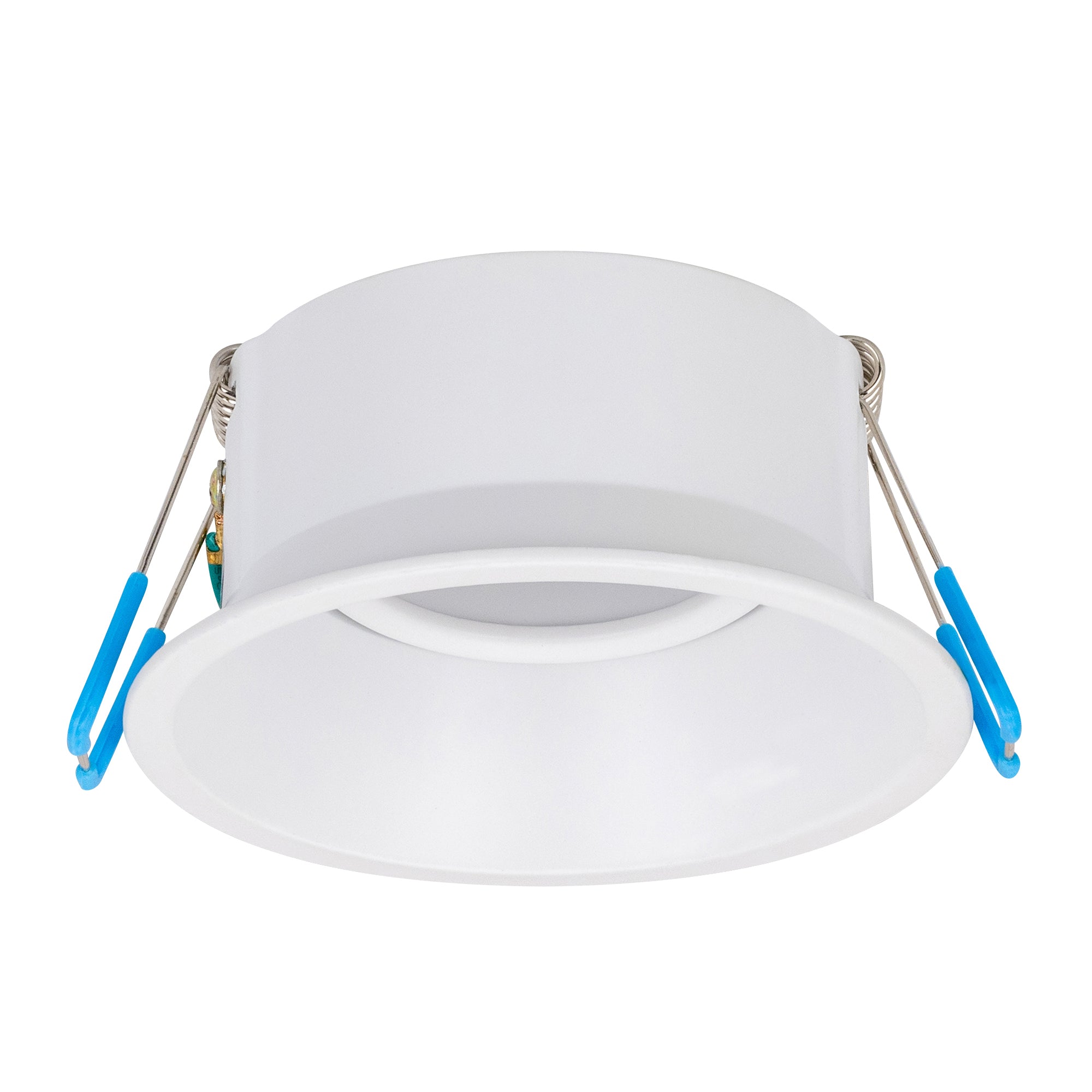 Estevez Luminaria Empotrable Domus Orientable Cuadrada Blanca GX5.3 Ø90 mm, Modelo 19121-0