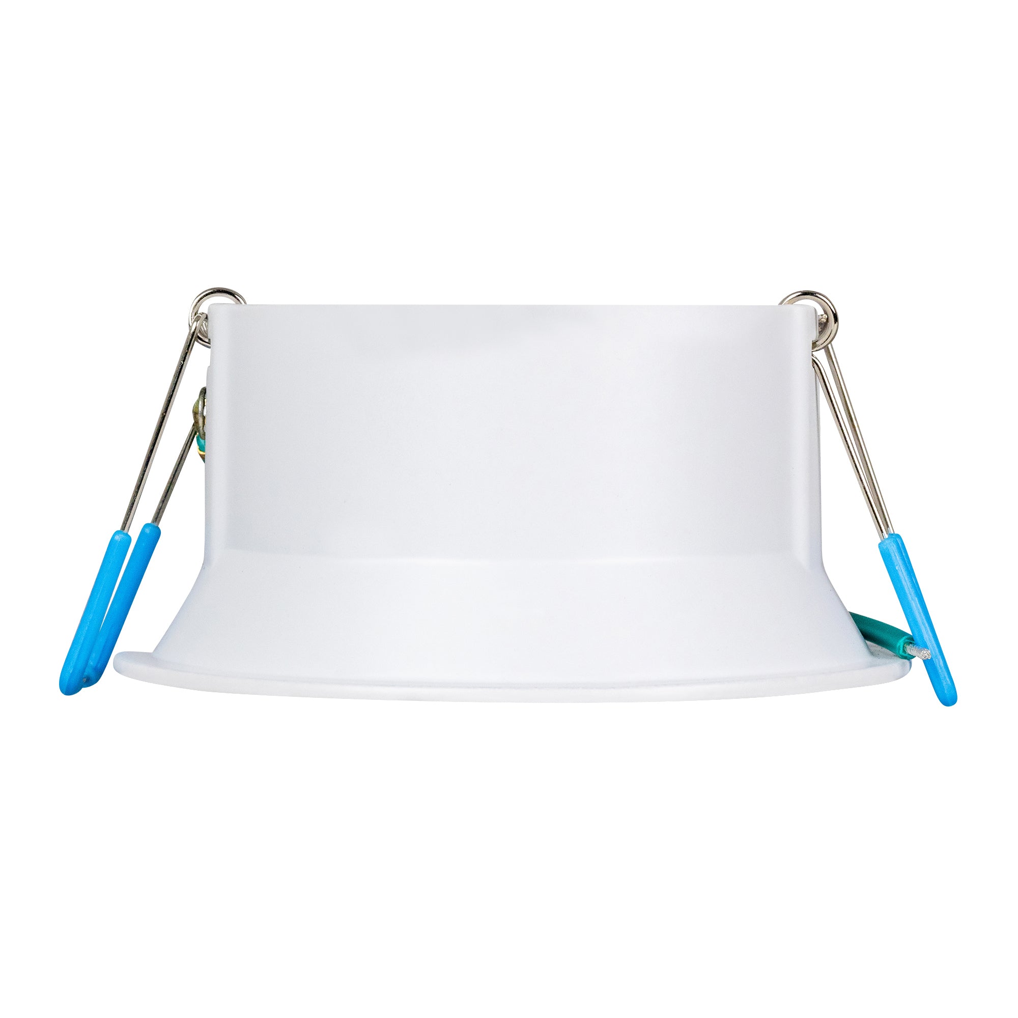 Estevez Luminaria Empotrable Domus Orientable Cuadrada Blanca GX5.3 Ø90 mm, Modelo 19121-0
