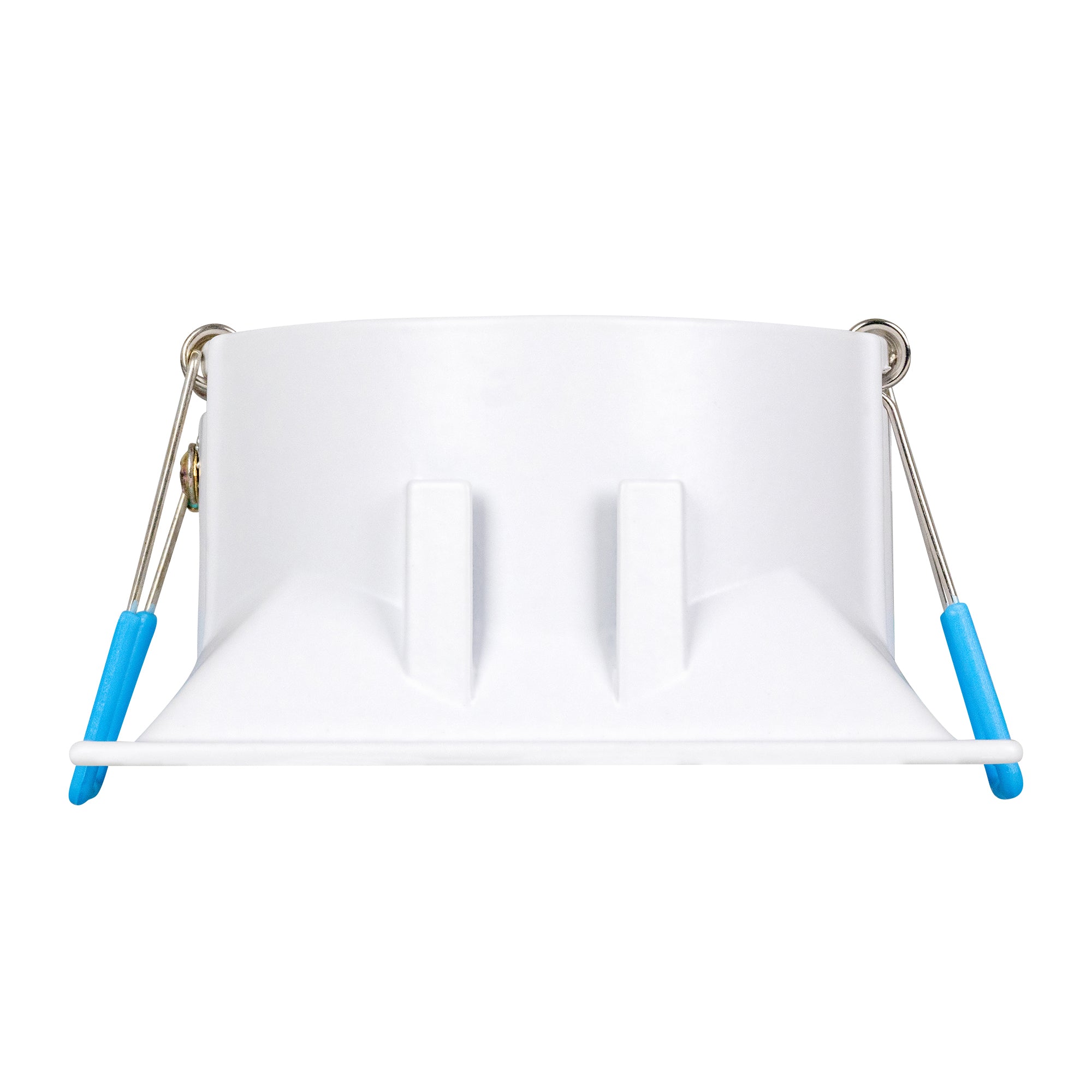 Estevez Luminaria Empotrable Domus Orientable Cuadrada Blanca GX5.3 Ø90 mm, Modelo 19123-0