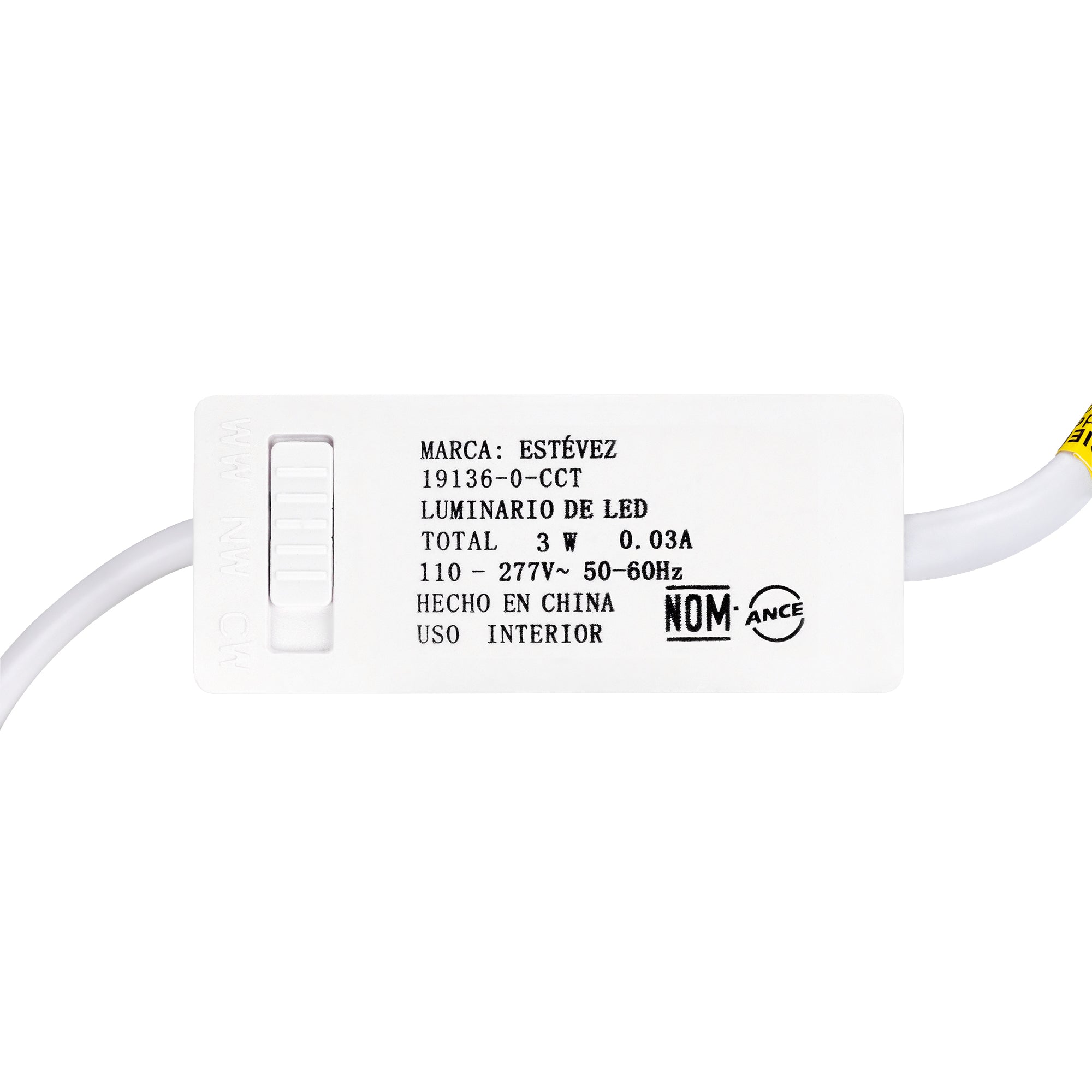 Estevez Spot LED Dirigible 5W CCT Switch Ø91.5 mm DOTS CCT, Modelo 19136-0-CCT