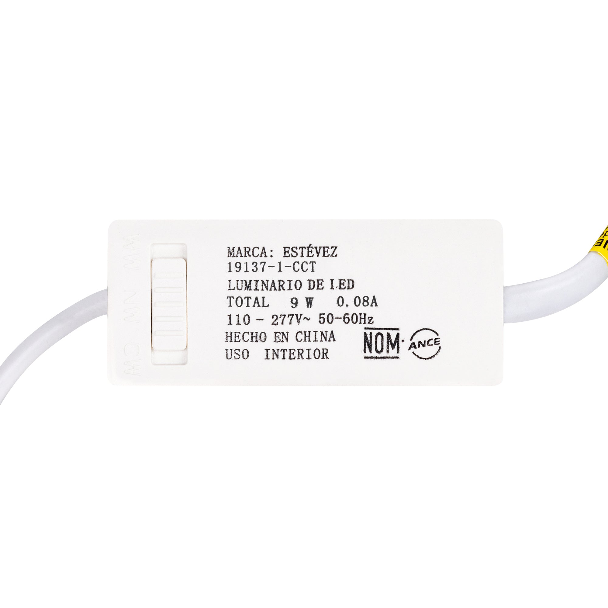 Estevez Spot LED Dirigible 12W CCT Switch Ø137 mm DOTS CCT, Modelo 19137-0-CCT