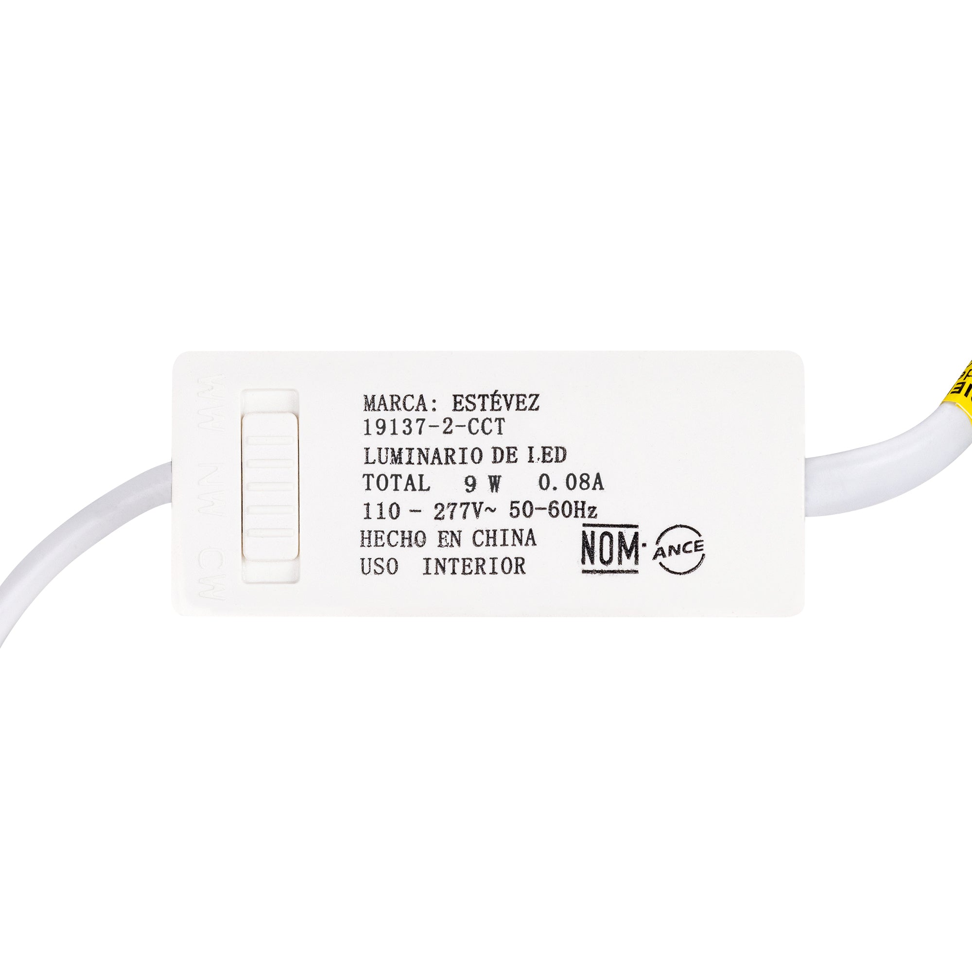 Estevez Spot LED Dirigible 12W CCT Switch Ø137 mm DOTS CCT, Modelo 19137-0-CCT