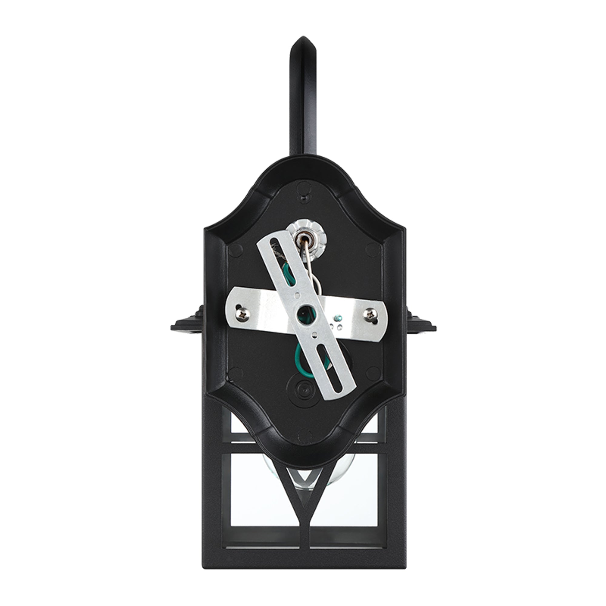 Estevez Luminaria De Muro Exterior Estilo Vintage E26 Negro IP44, Modelo 19249-2