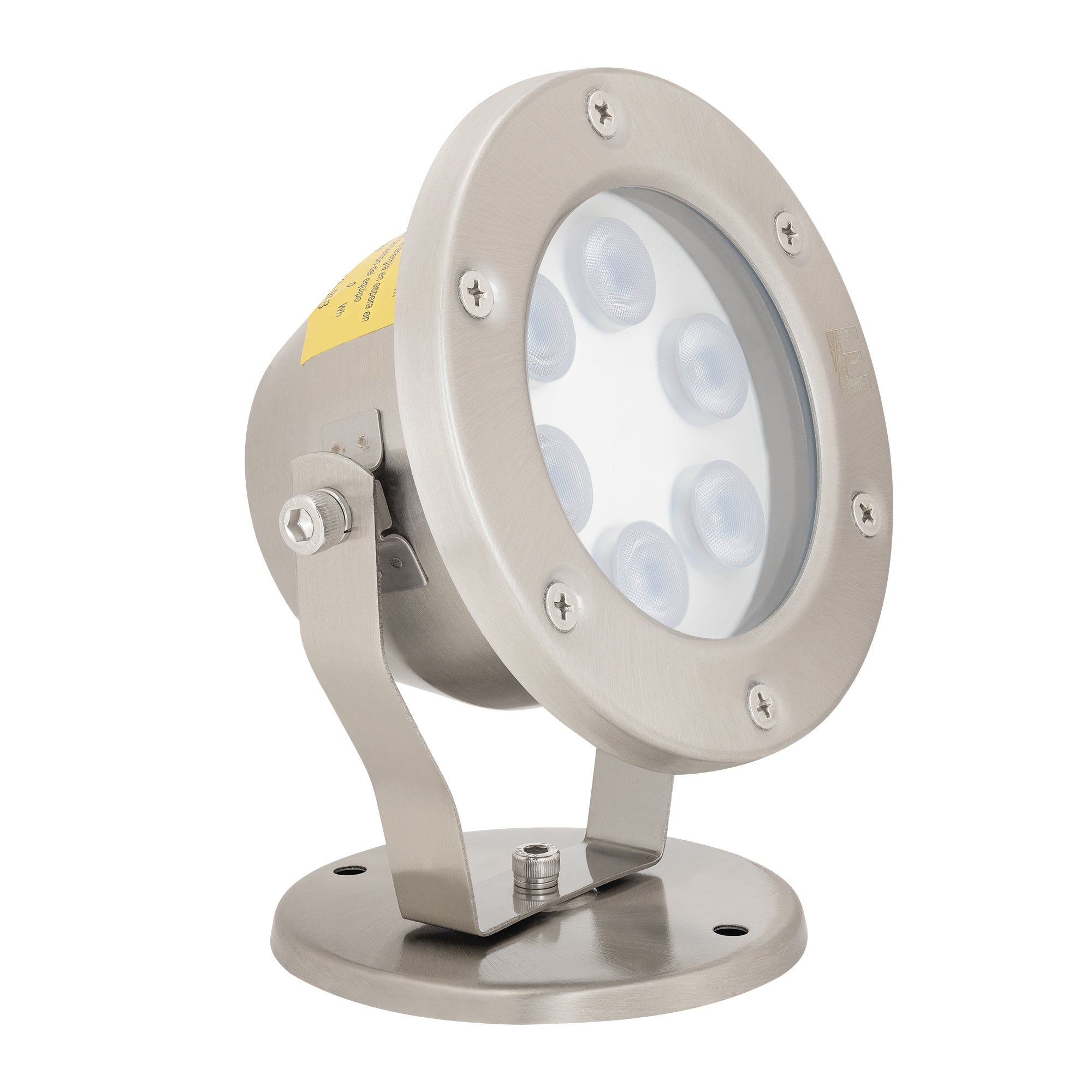 Estevez Lámpara LED RGB 6W Tipo Proyector, Reflector Exteriores, Modelo 19250-RGB