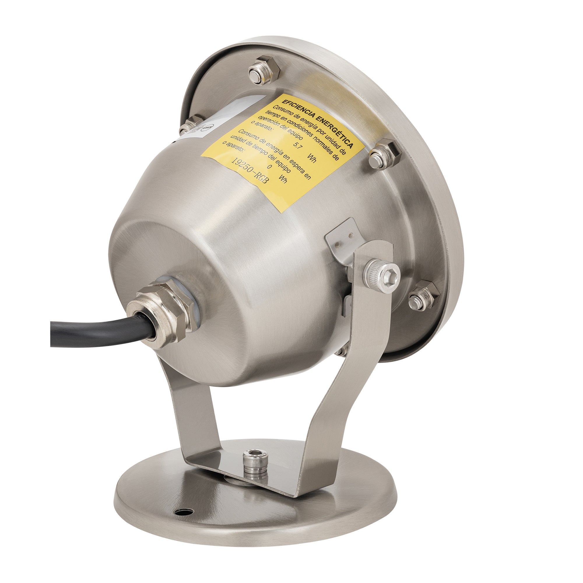 Estevez Lámpara LED RGB 6W Tipo Proyector, Reflector Exteriores, Modelo 19250-RGB