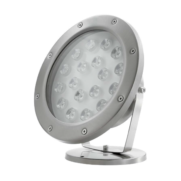 Lámpara LED 18W Tipo Proyector Exterior Estevez 19253 - Acero Inoxidable/Cristal, IP67- Luzdeco