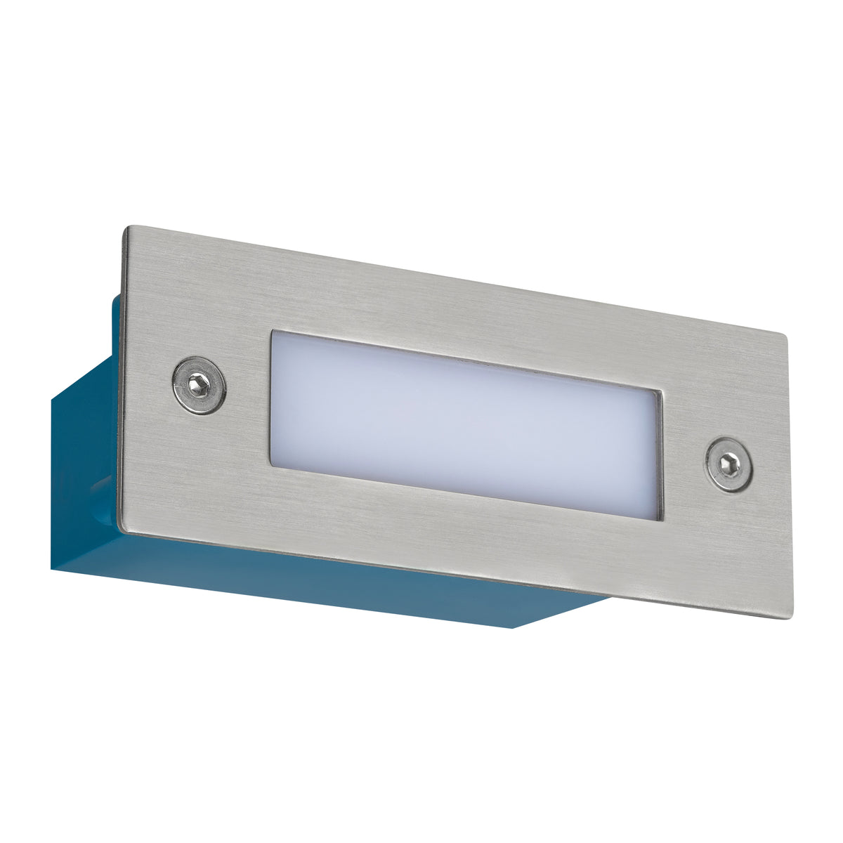 Estevez Luminaria De Muro LED Pass 1W 3000K Plata Exterior, Modelo 19255-1