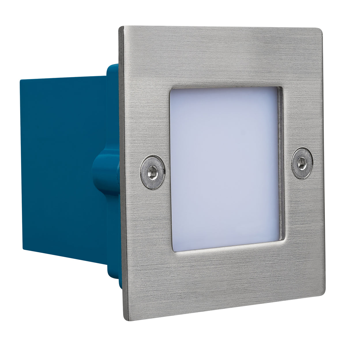 Estevez Luminaria De Muro LED Pass 1W 3000K Plata Exterior, Modelo 19256-1