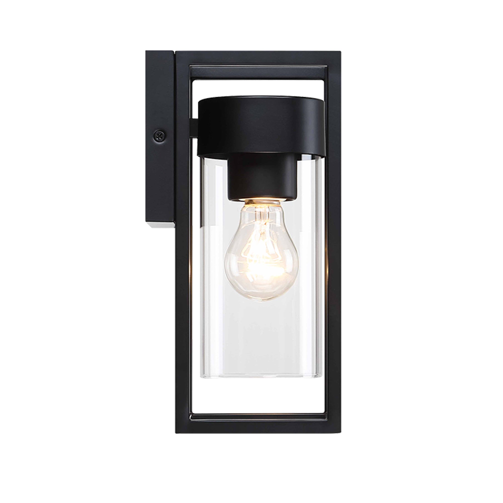 Estevez Luminaria De Muro Exterior E26 Hierro Negro 120x140x270mm, Modelo 19267-2