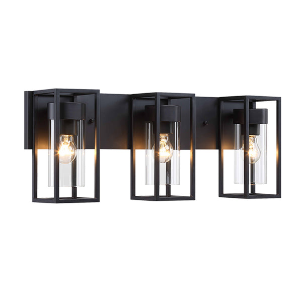 Estevez Luminaria De Muro Exterior E26 Hierro Negro 700x140x270mm, Modelo 19269-2
