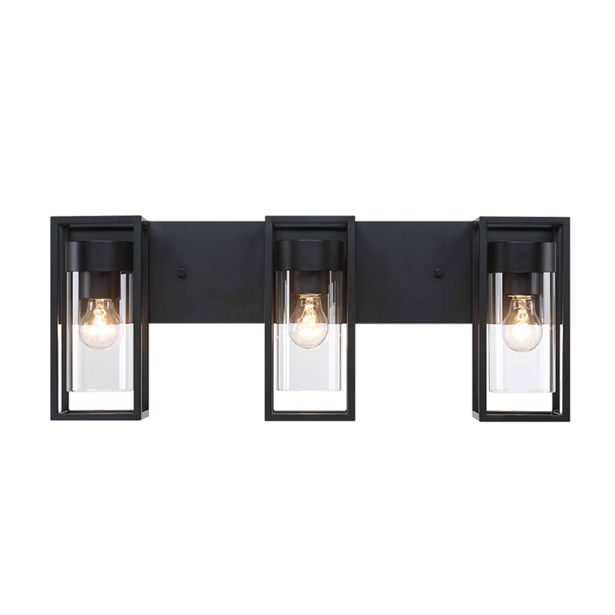 Estevez Luminaria De Muro Exterior E26 Hierro Negro 700x140x270mm, Modelo 19269-2