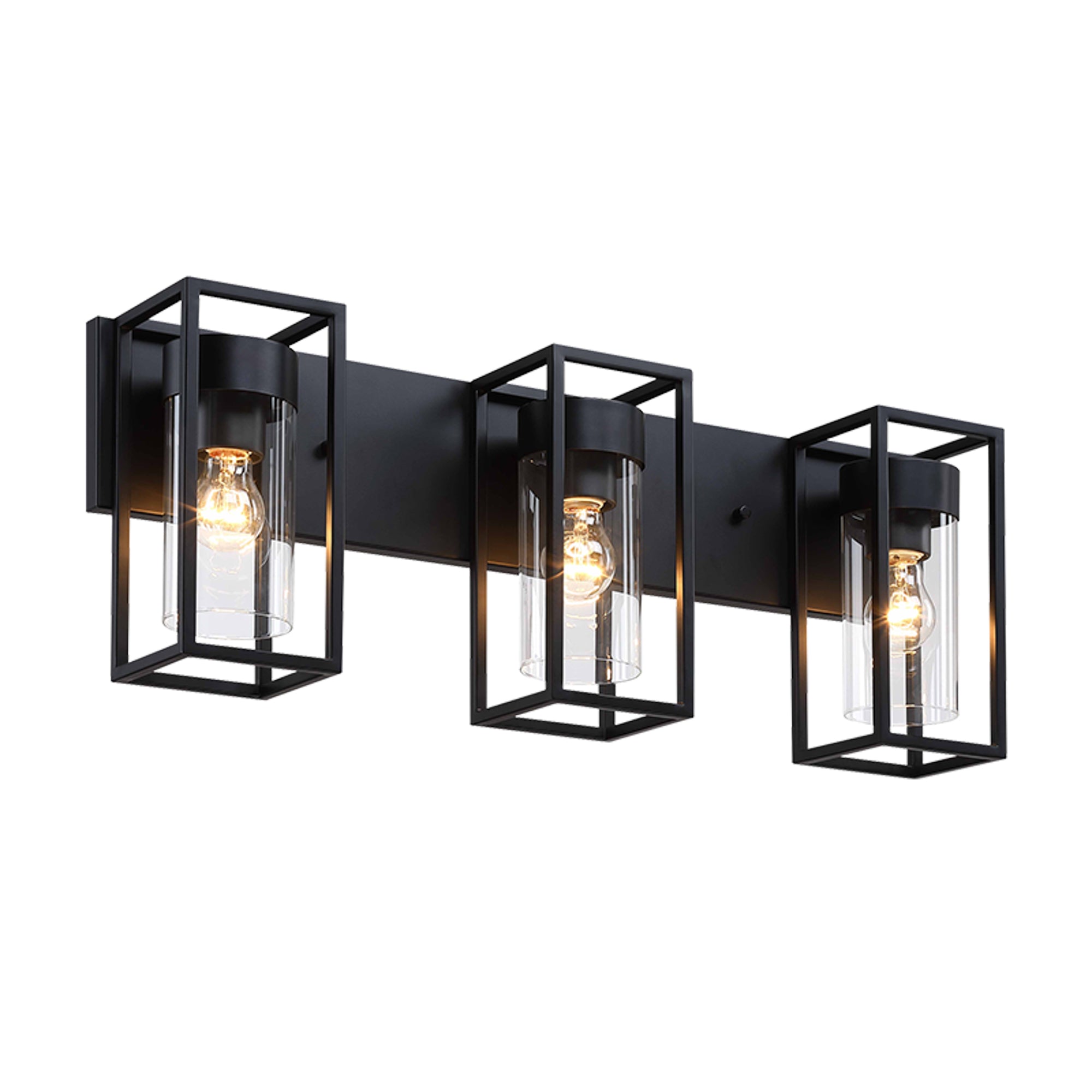 Estevez Luminaria De Muro Exterior E26 Hierro Negro 700x140x270mm, Modelo 19269-2