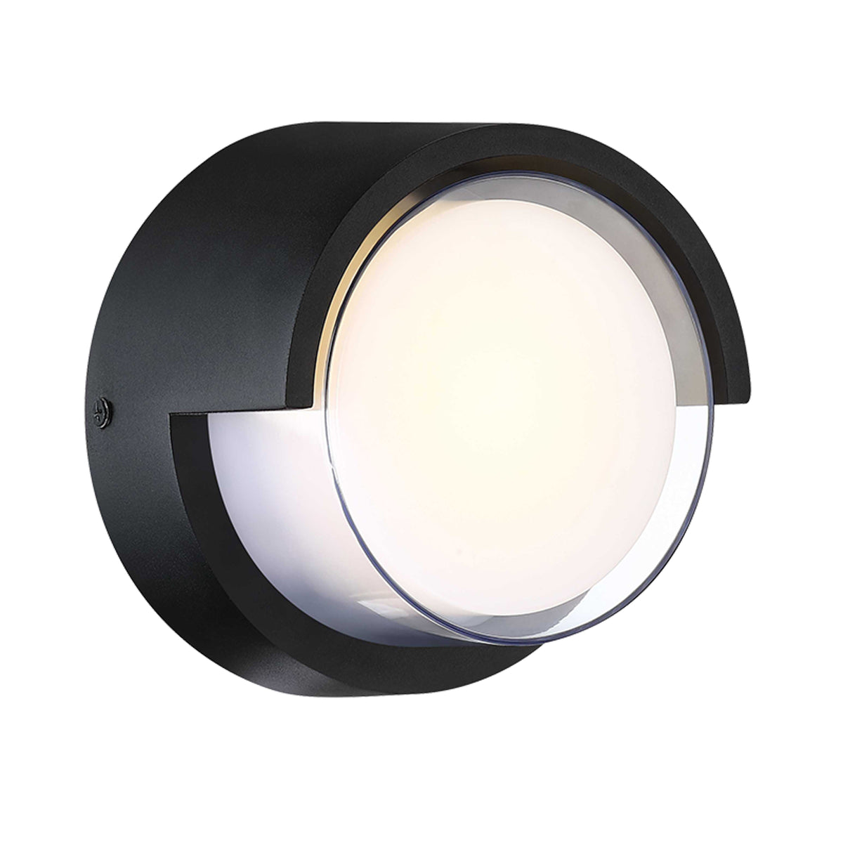 Estevez Luminaria De Muro LED Case 15W 4000K Negro Exterior, Modelo 19284-2