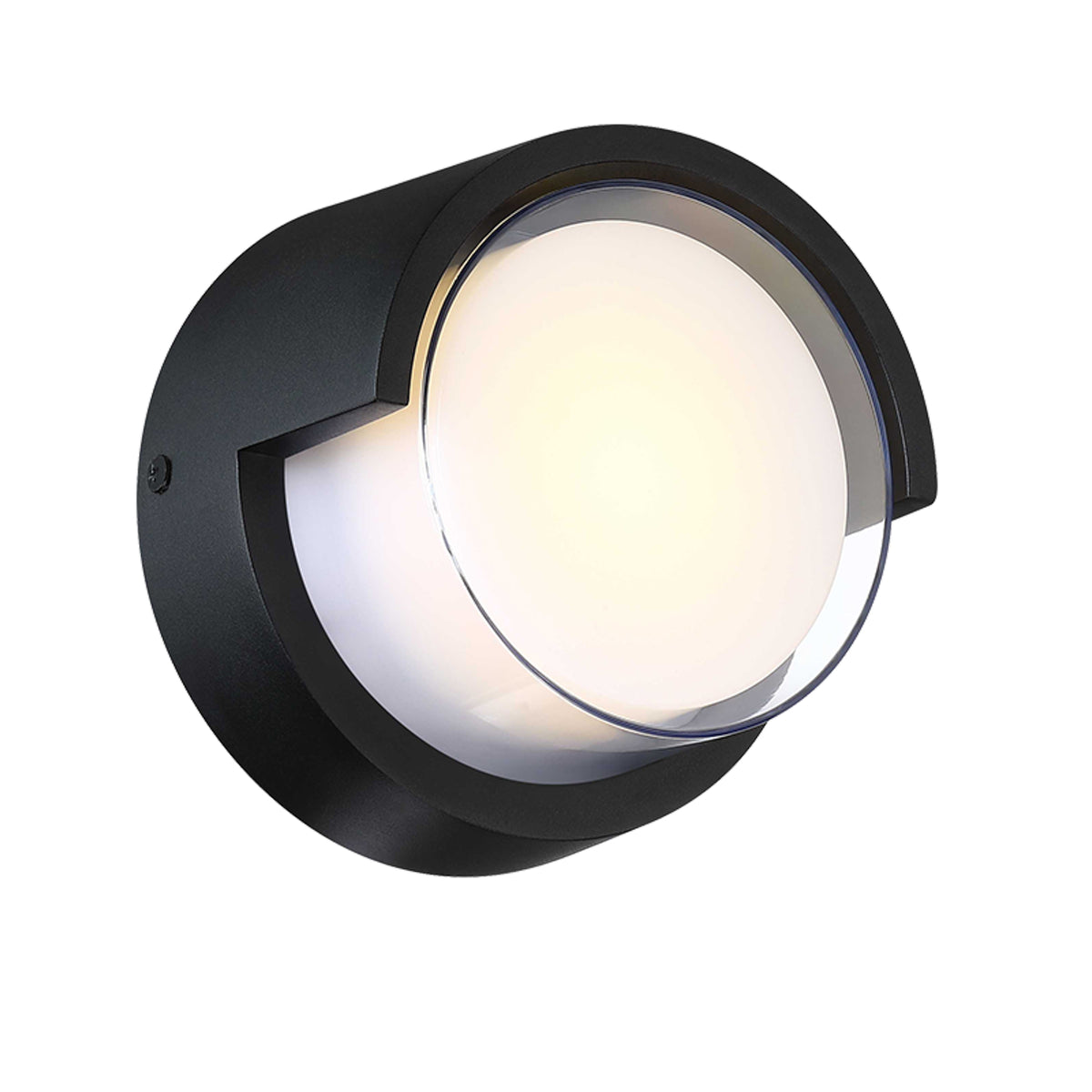 Estevez Luminaria De Muro LED Case 15W 4000K Negro Exterior, Modelo 19284-2