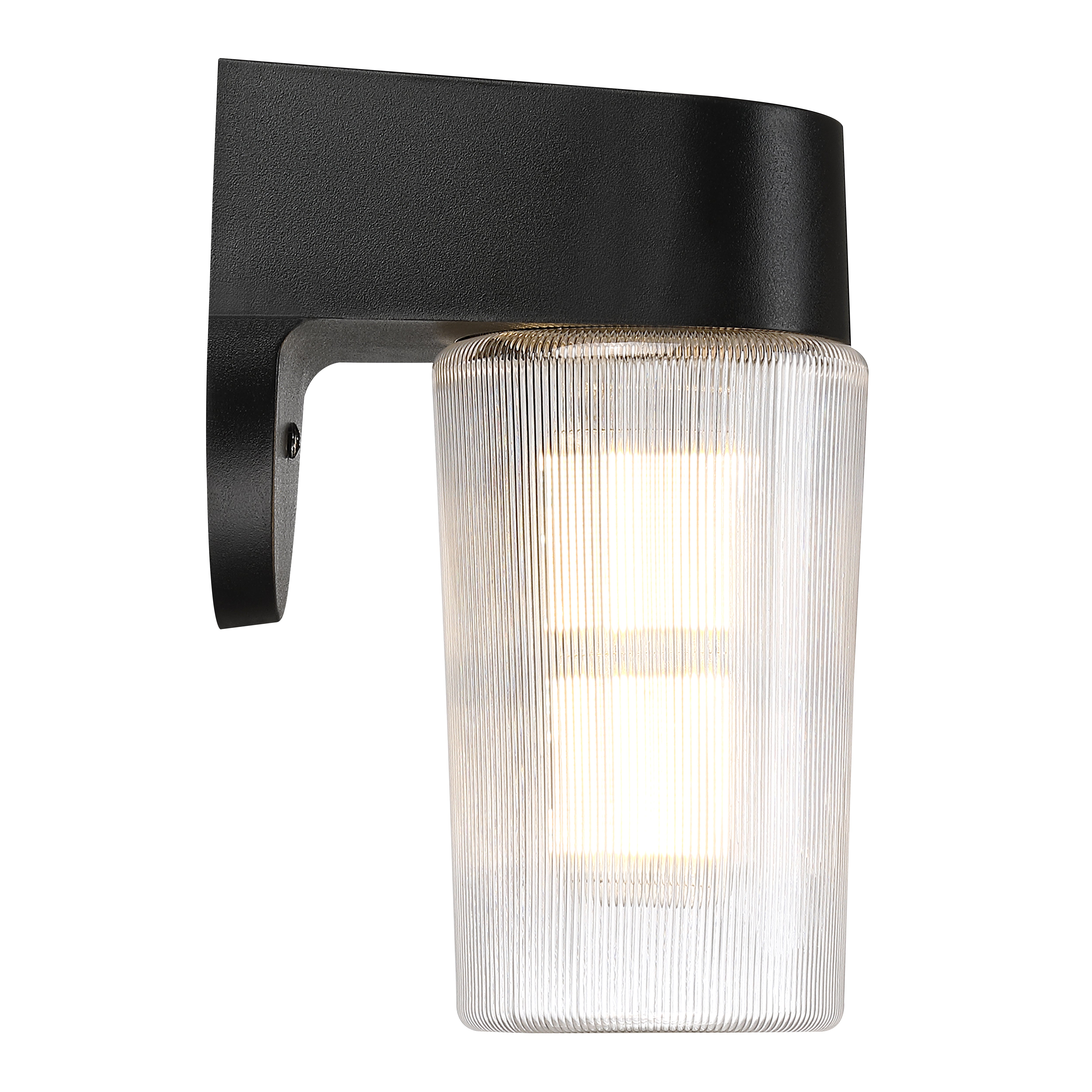 Estevez Luminario de Muro CUP Negro para Exterior con Portalámparas E26 IP44, Modelo 19285-2