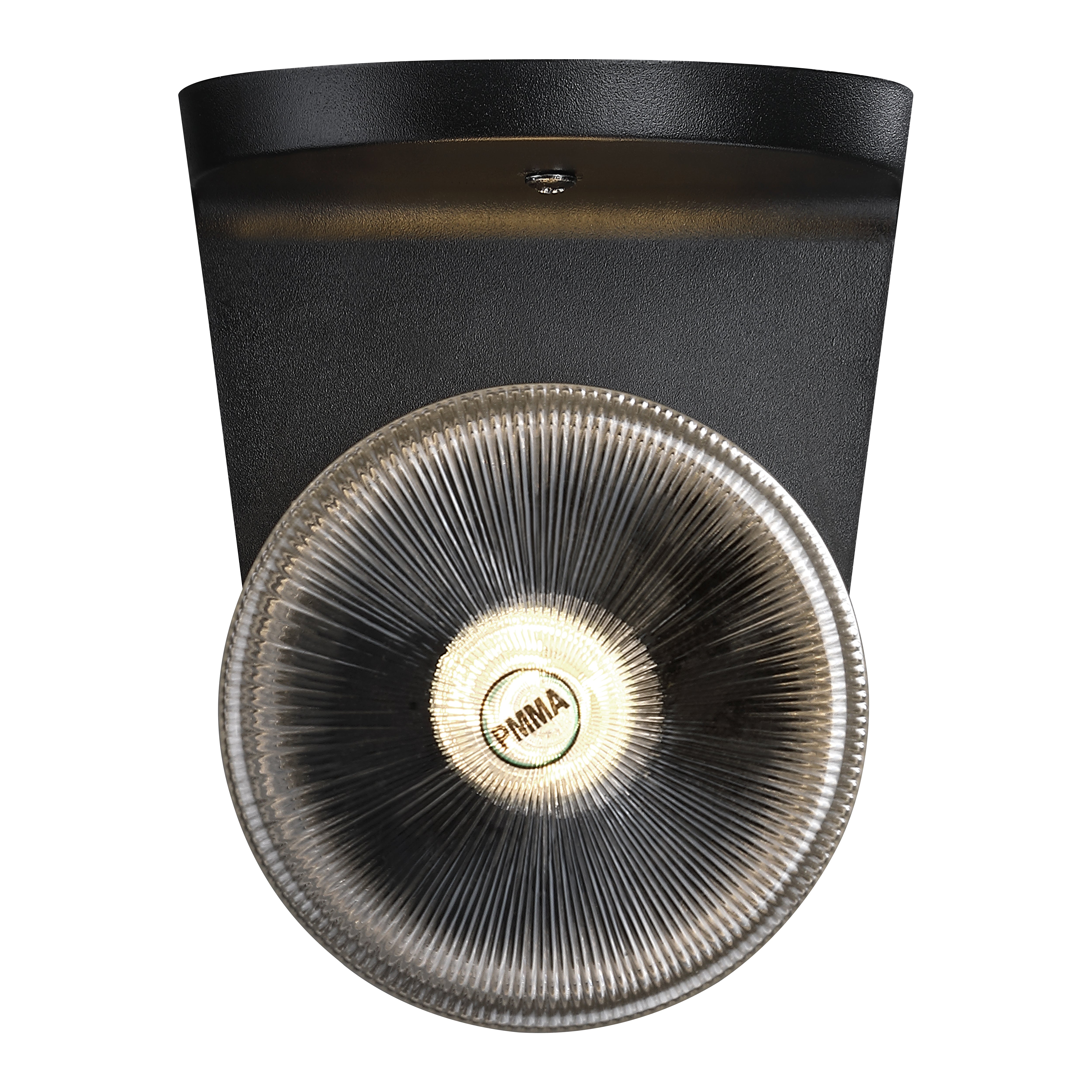 Estevez Luminario de Muro CUP Negro para Exterior con Portalámparas E26 IP44, Modelo 19285-2