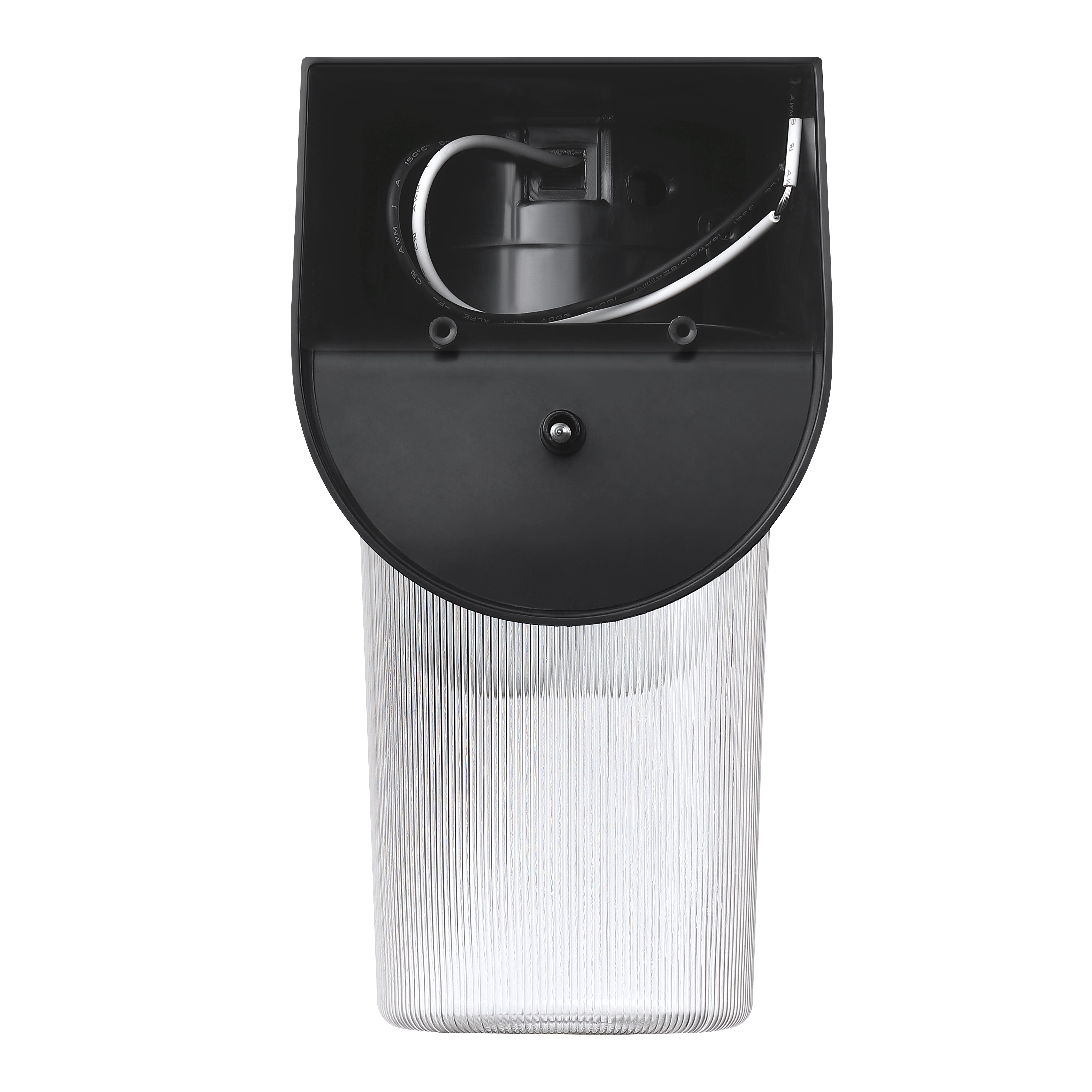 Estevez Luminario de Muro CUP Negro para Exterior con Portalámparas E26 IP44, Modelo 19285-2