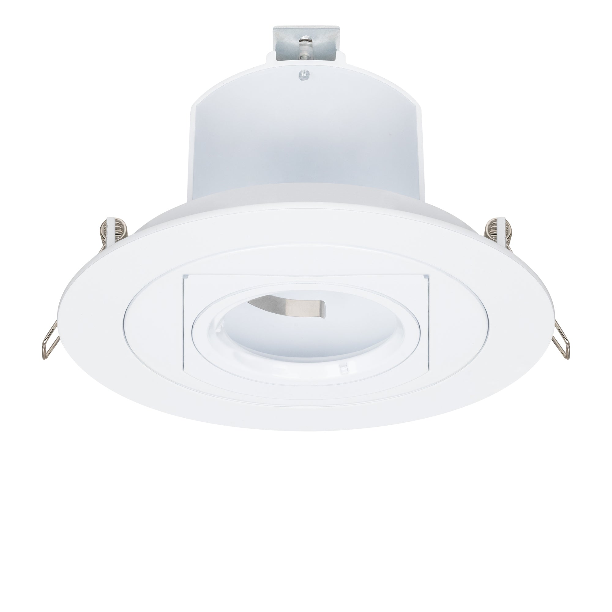 Estevez Luminario Empotrable Retráctil Redondo GX5.3 Blanco, Modelo 19287-0