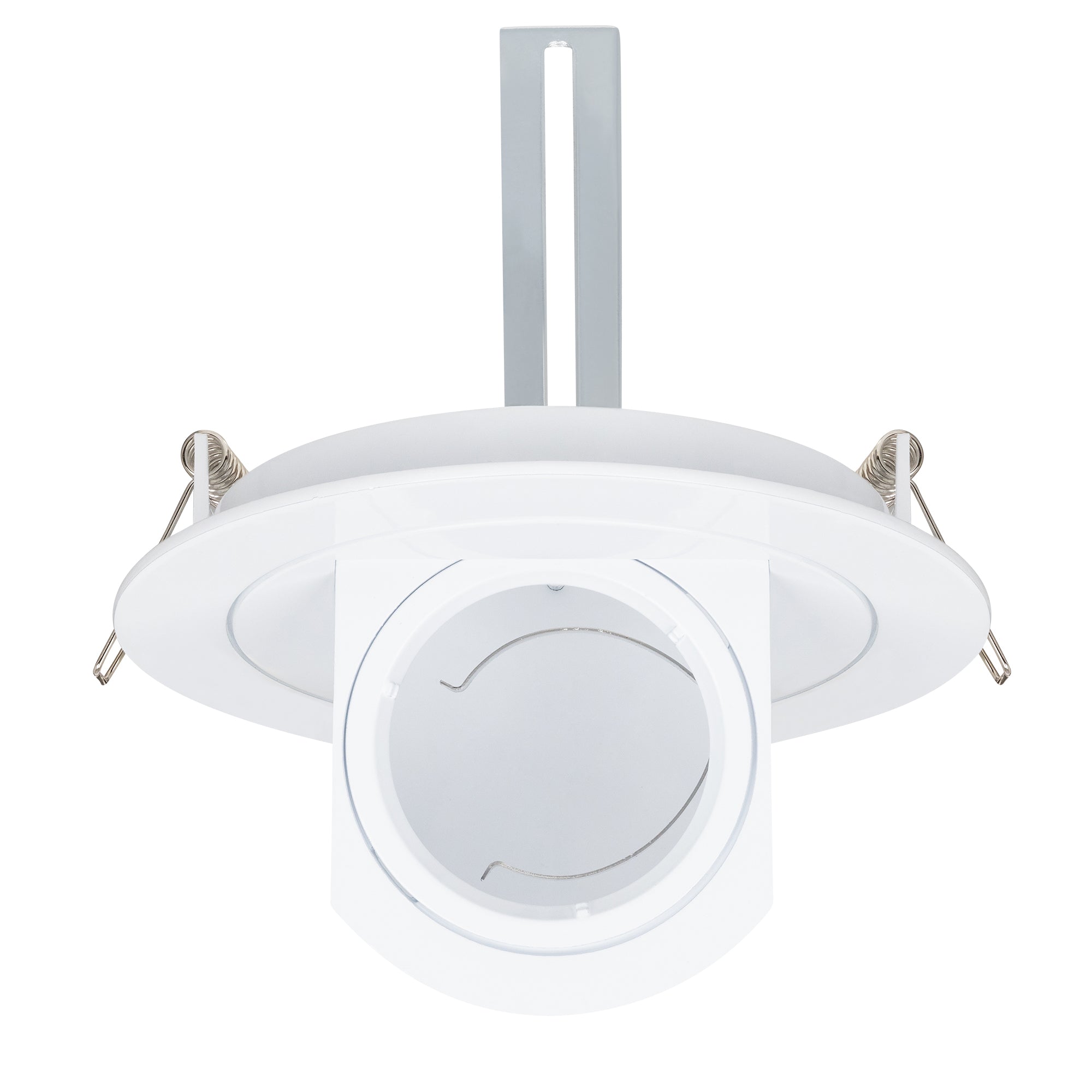 Estevez Luminario Empotrable Retráctil Redondo GX5.3 Blanco, Modelo 19287-0
