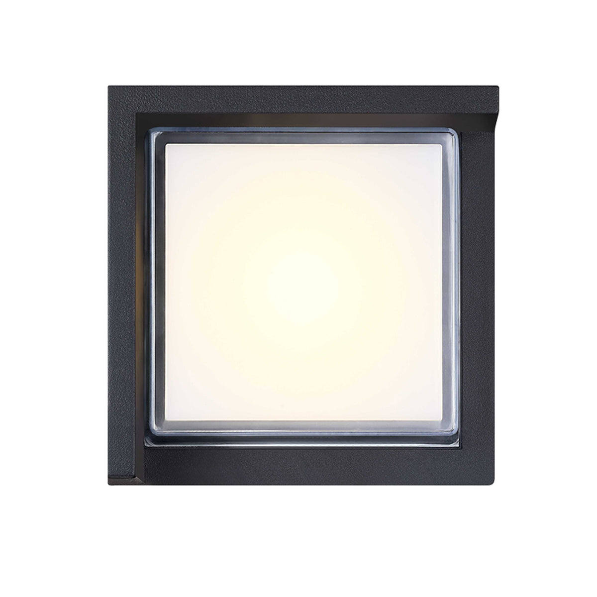 Estevez Luminaria De Muro LED Case 15W 4000K Negro Exterior, Modelo 19289-2