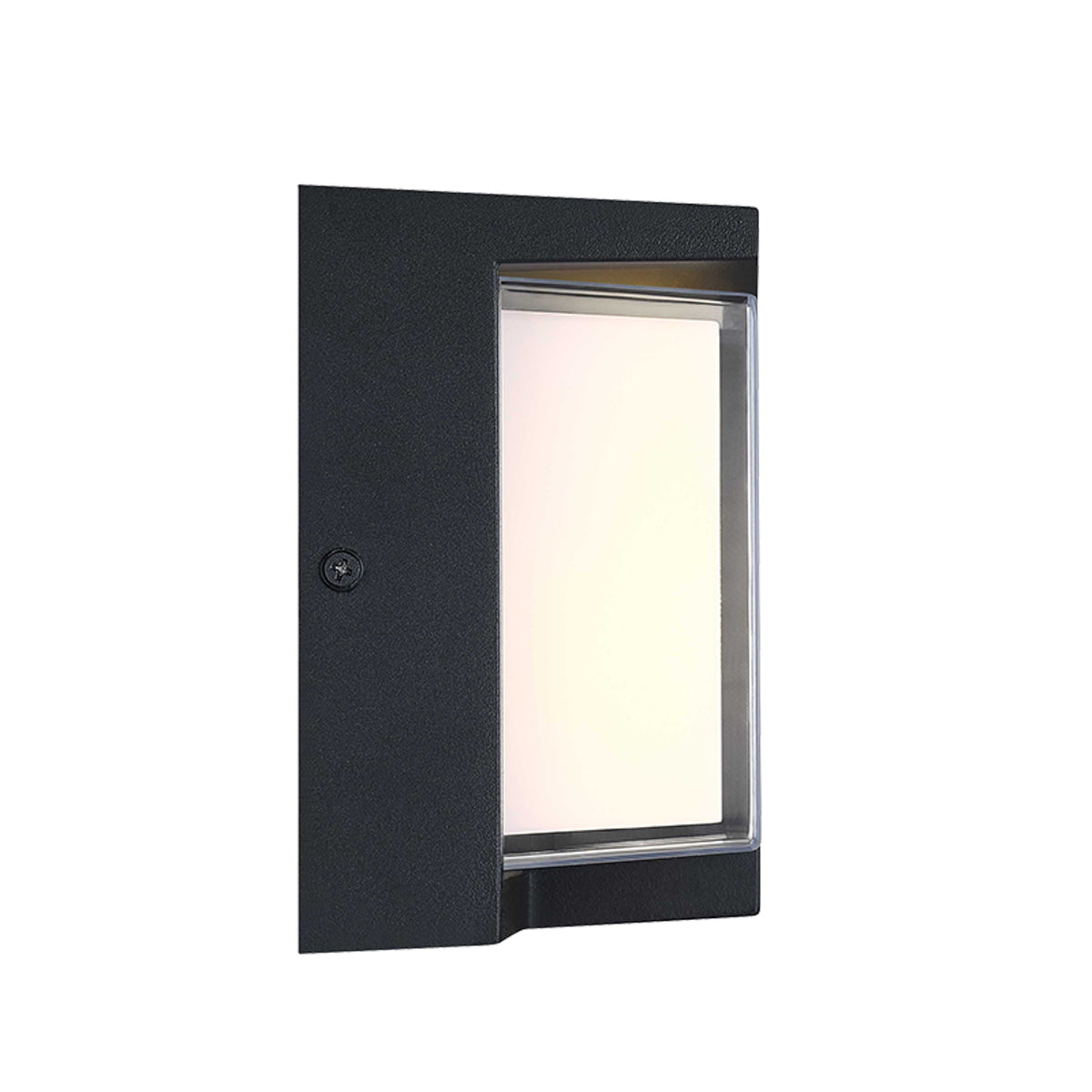 Estevez Luminaria De Muro LED Case 15W 4000K Negro Exterior, Modelo 19289-2