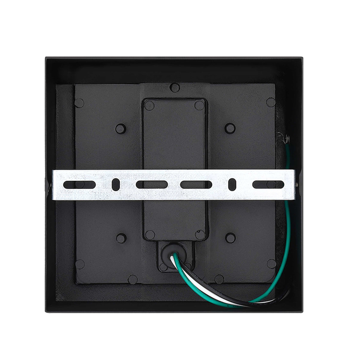 Estevez Luminaria De Muro LED Case 15W 4000K Negro Exterior, Modelo 19289-2