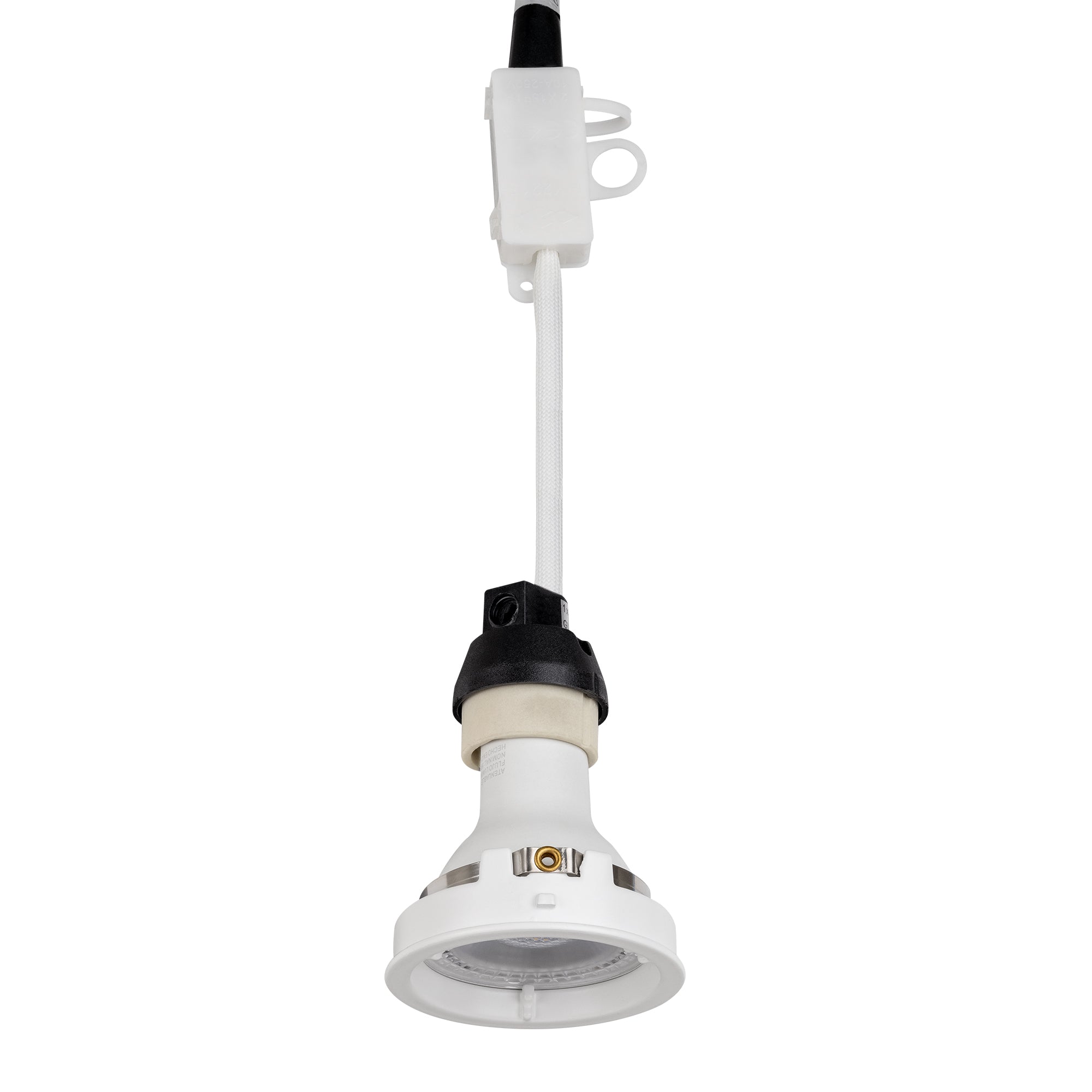Estevez Porta Lámpara GU5.3/GU10 Ø58mm Blanco Mate, Modelo 19324-0