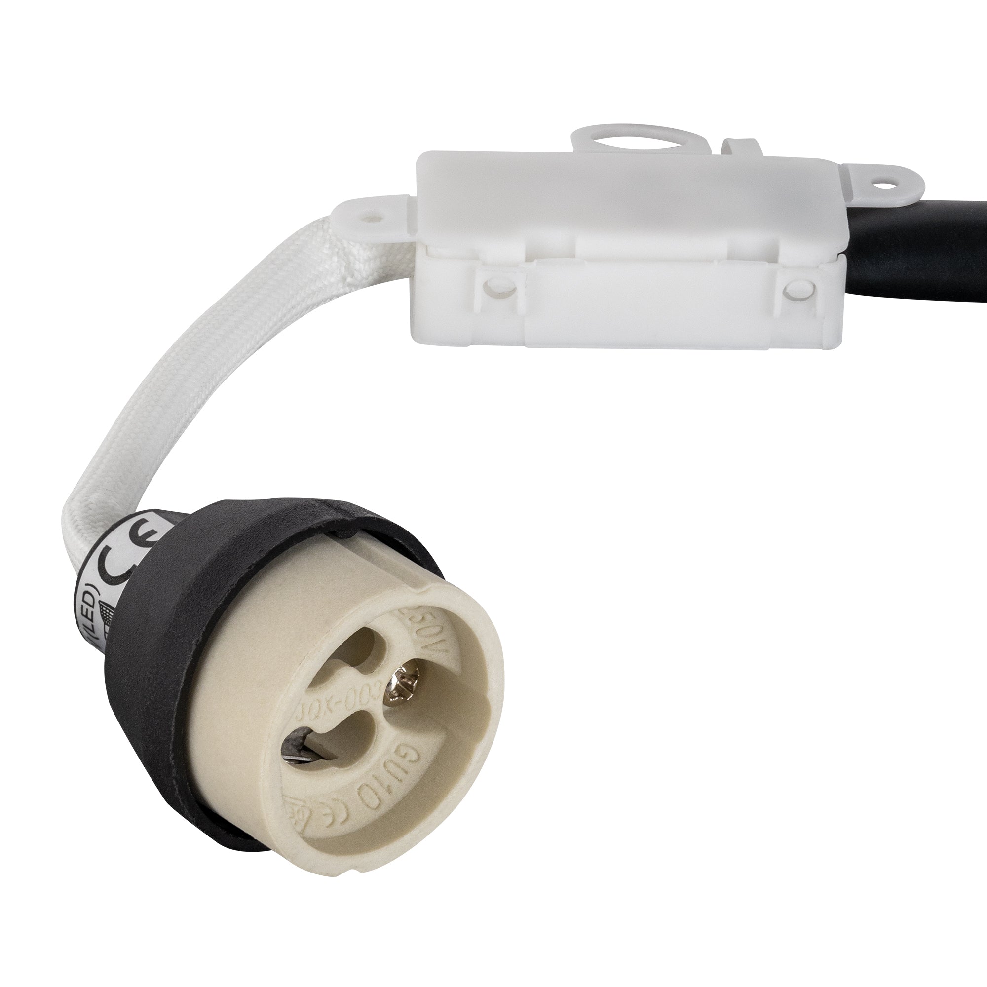 Estevez Porta Lámpara GU5.3/GU10 Ø58mm Blanco Mate, Modelo 19324-0