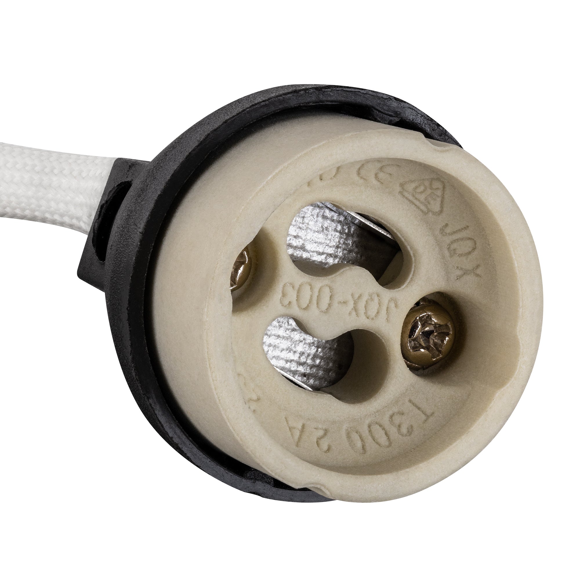 Estevez Porta Lámpara GU5.3/GU10 Ø58mm Blanco Mate, Modelo 19324-0
