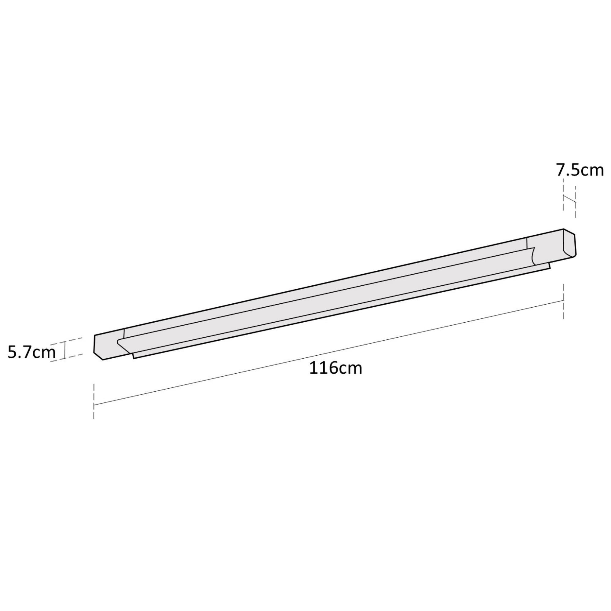 Estevez Luminaria LED Lineal Shoplight CCT 36W 118 cm, Modelo 19550-CCT