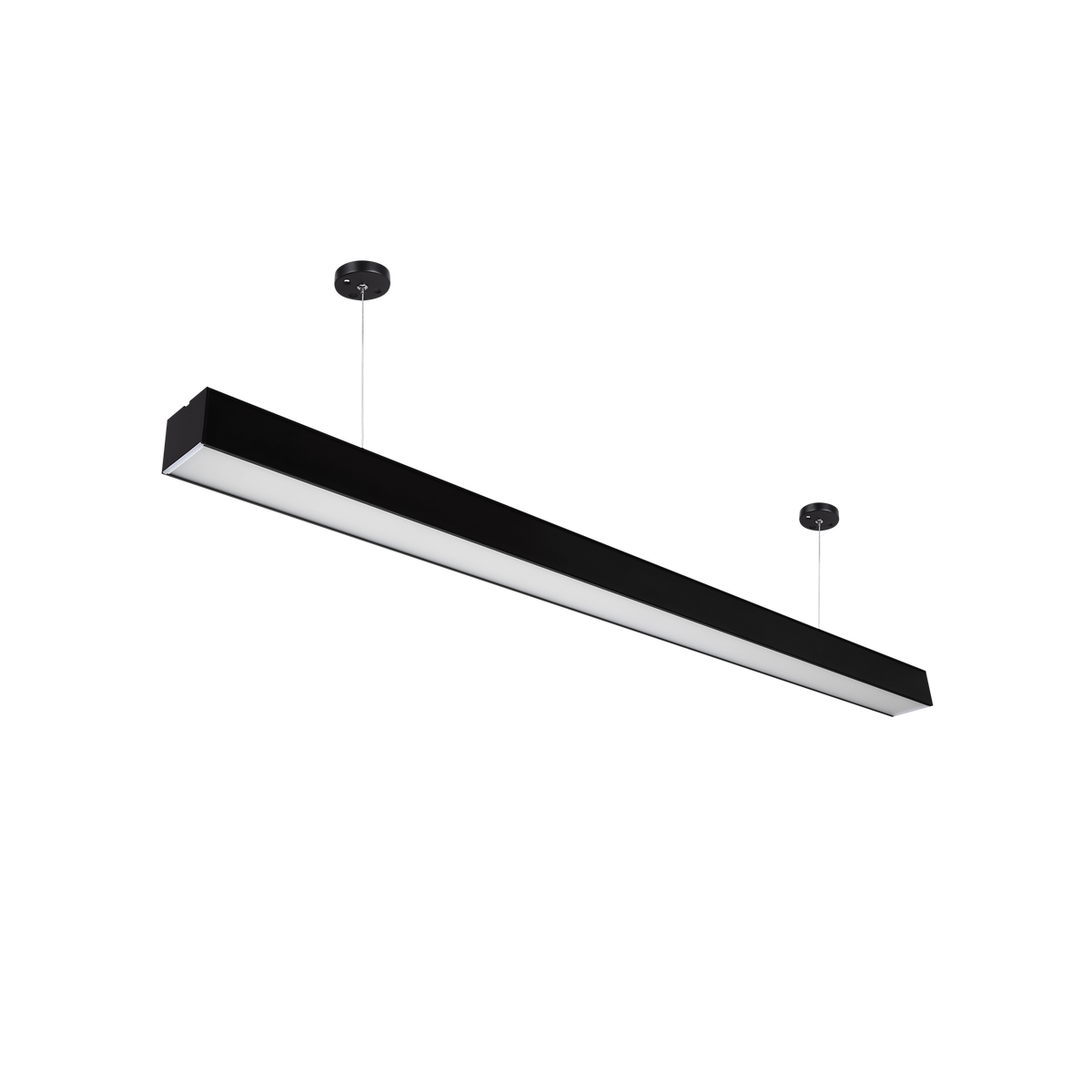 Estevez Luminaria LED Straight ECO 36W 1180x55mm Blanco/Negro 4200K Modelo 19613-0-NW-ECO