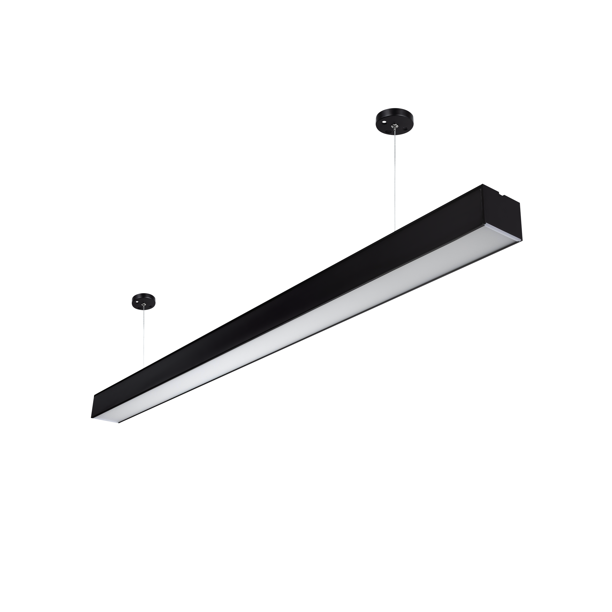 Estevez Luminaria LED Straight ECO 36W 1180x55mm Blanco/Negro 4200K Modelo 19613-0-NW-ECO