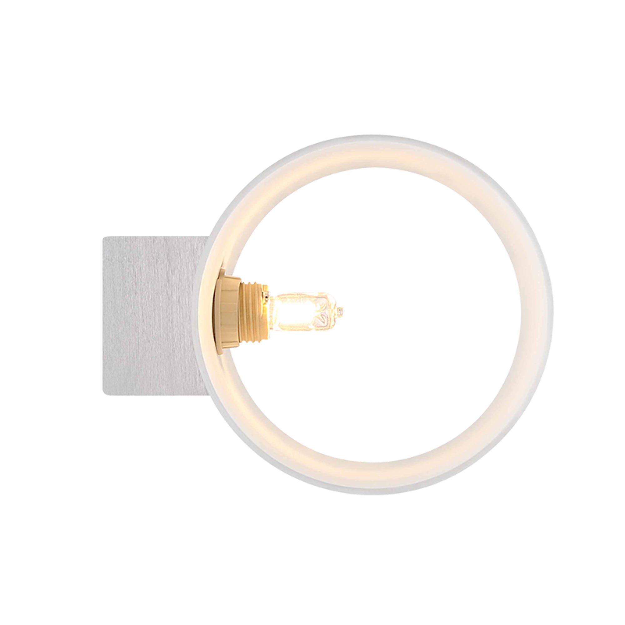 Estevez Luminaria Prisma De Pared Blanca G9 110x140x240mm, Modelo 19855-0