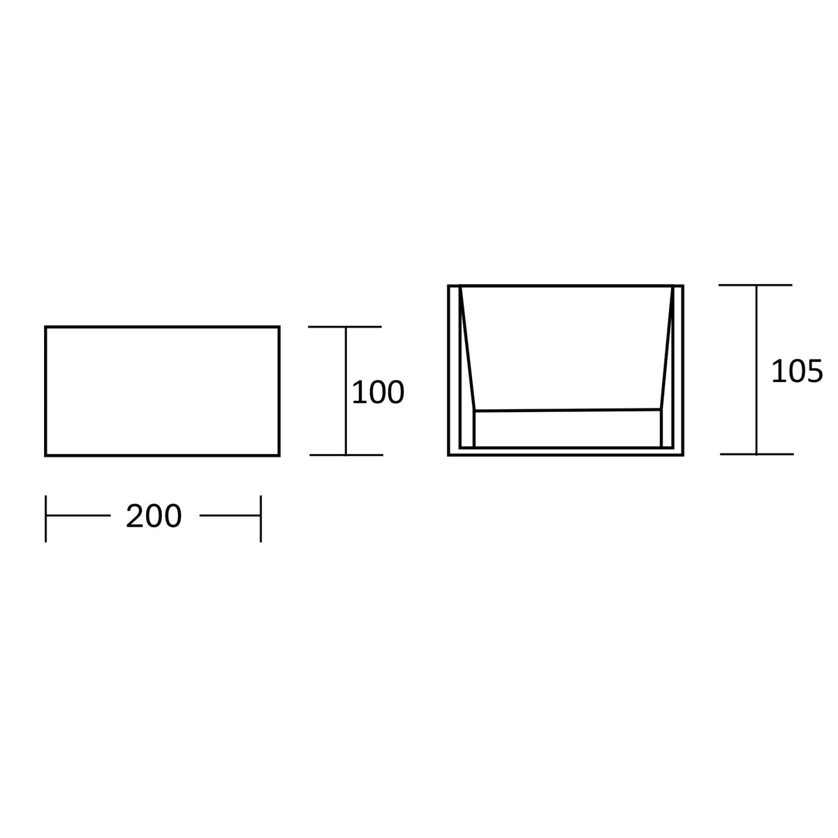 Estevez Luminaria Spur De Pared LED Integrado 6W 3000K Blanca 200x105x100mm, Modelo 19856-0