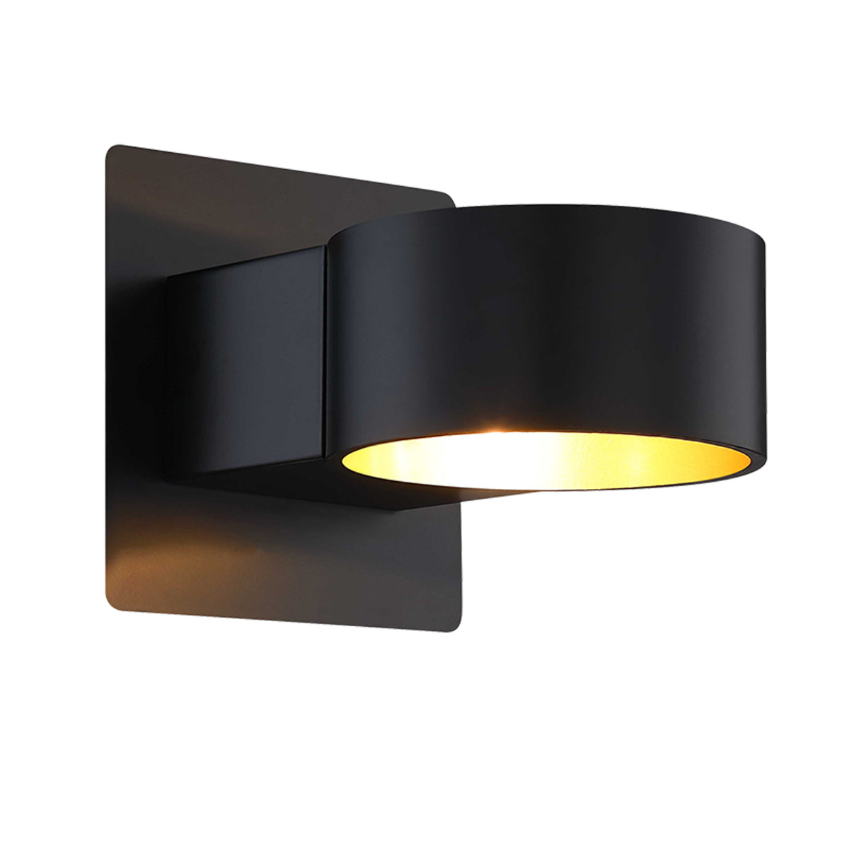 Estevez Luminaria De Pared Negra LED 6W 4000K Ring, Modelo 19857-2