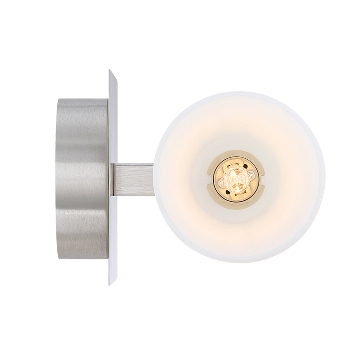 Estevez Luminaria De Pared Níquel 1 Luz G9 IP20, Modelo 19861-1