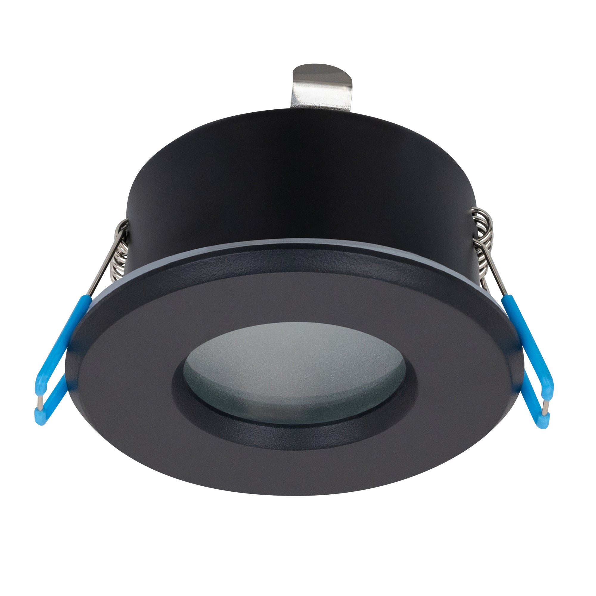 Estevez Luminaria Empotrable Splash Negra GX5.3 / MR16 Ø83 mm IP44, Modelo 19901-2
